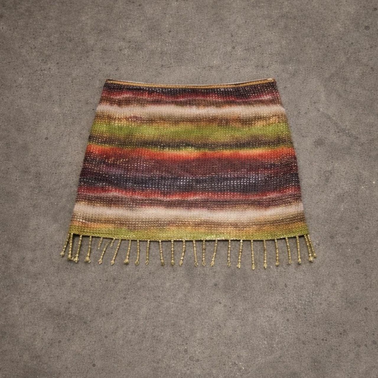 Sunset Dream Fringe Mini Skirt